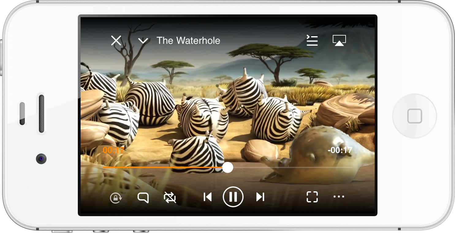 iPhone 4s video player