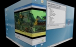 VLC media player - GNU/Linux Debian - KDE 3 - Qt interface and compiz