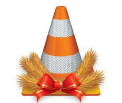Cone with floral christmas arrangement