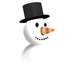 Snowman with Cone nose