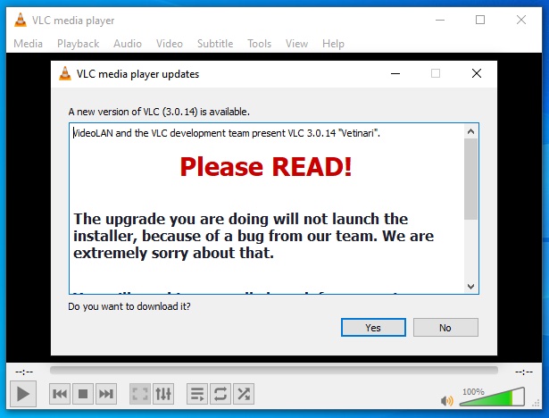 vlc media player fixes