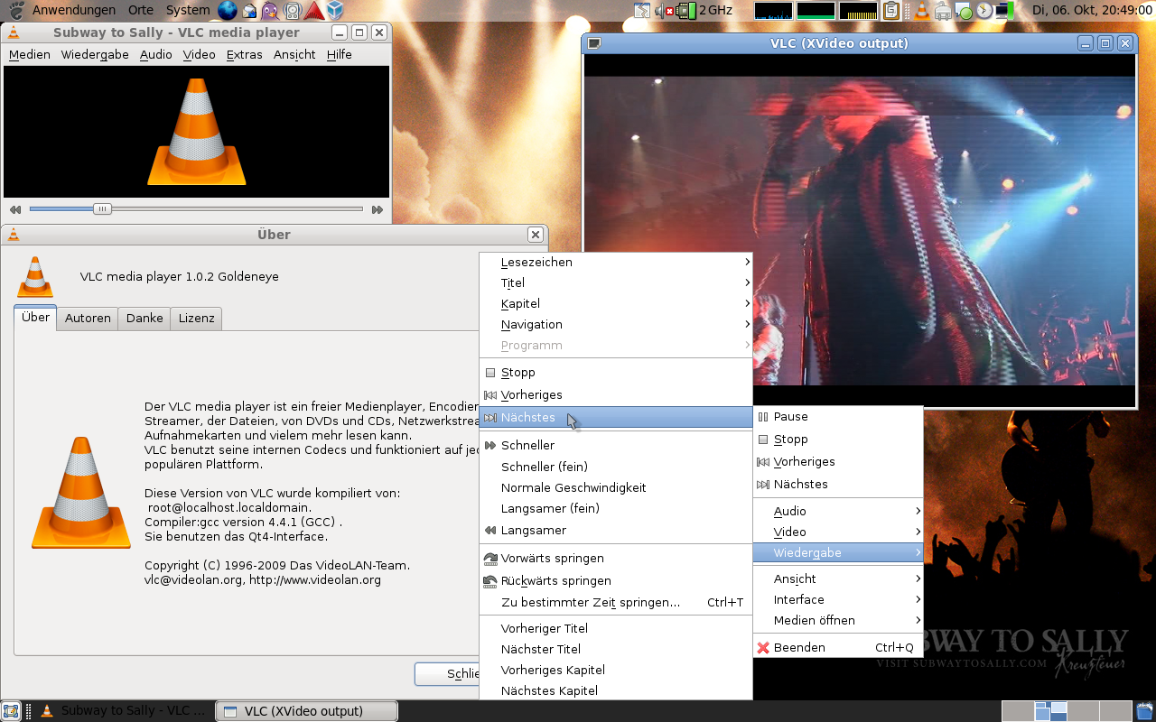 VLC media player screenshot